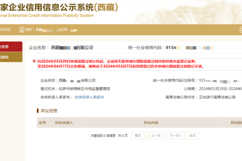 西藏拉薩公司，2024年最新簡易注銷流程、常見問題